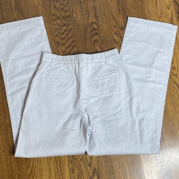 L.L. Bean Classic Fit Flannel lined khaki pants size 6 M/T NWT women's - Picture 5 of 7